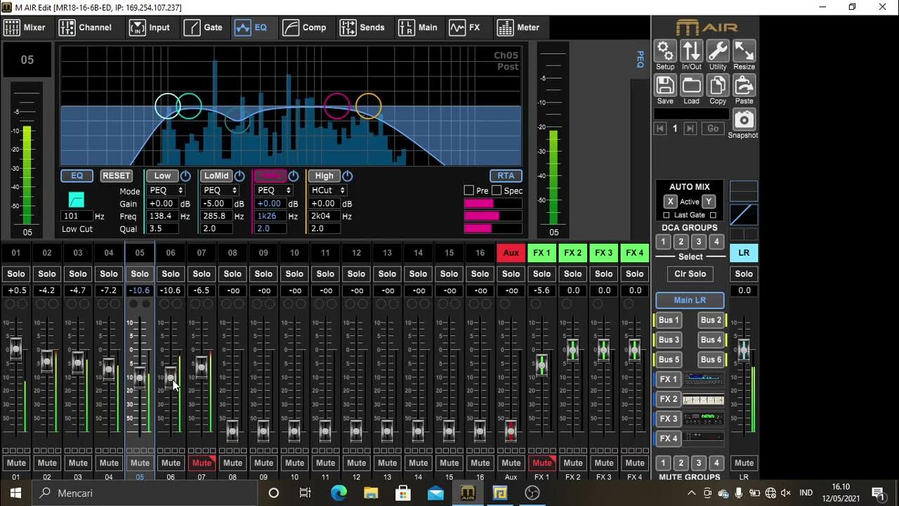 Test mix. Микшер Midas mr18. Midas mr18 купить.