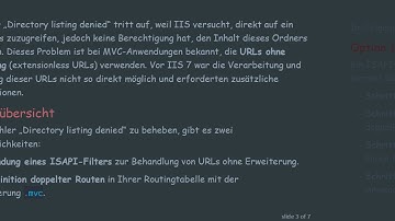 So beheben Sie den Fehler „Directory Listing Denied“ in Ihrer MVC-Anwendung auf IIS