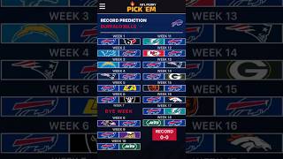 2026 Buffalo Bills record predictions