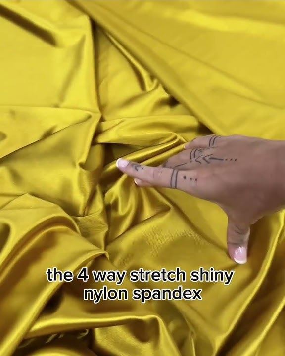 The Ultimate 4-Way Stretch Shiny Nylon Spandex Fabric