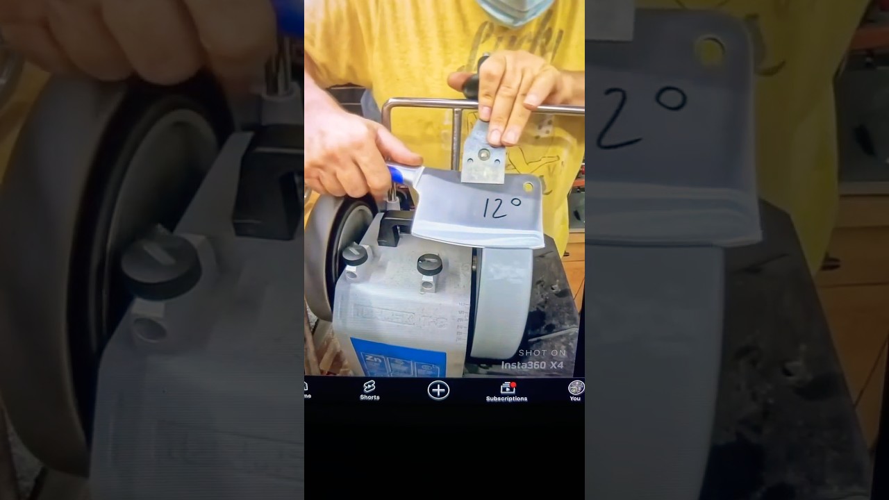 ￼ Sharpening cleaver Tormek T8￼