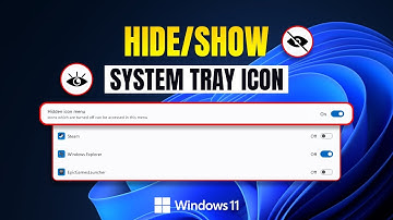 How to Show or Hide System Tray Icons and Hidden Icons Menu in Windows 11