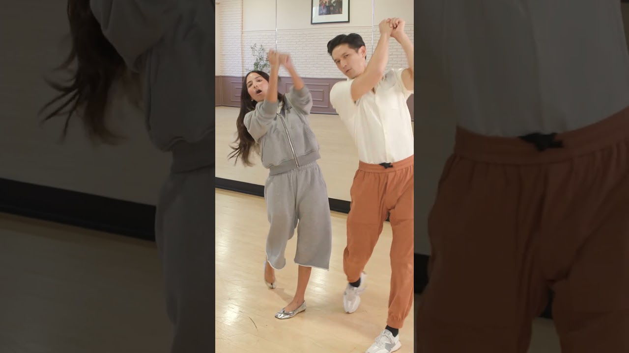 Golf meets the dance floor and somehow it’s right up to par 🏌️‍♀️🪩 #therundown #dwts #harryshumjr