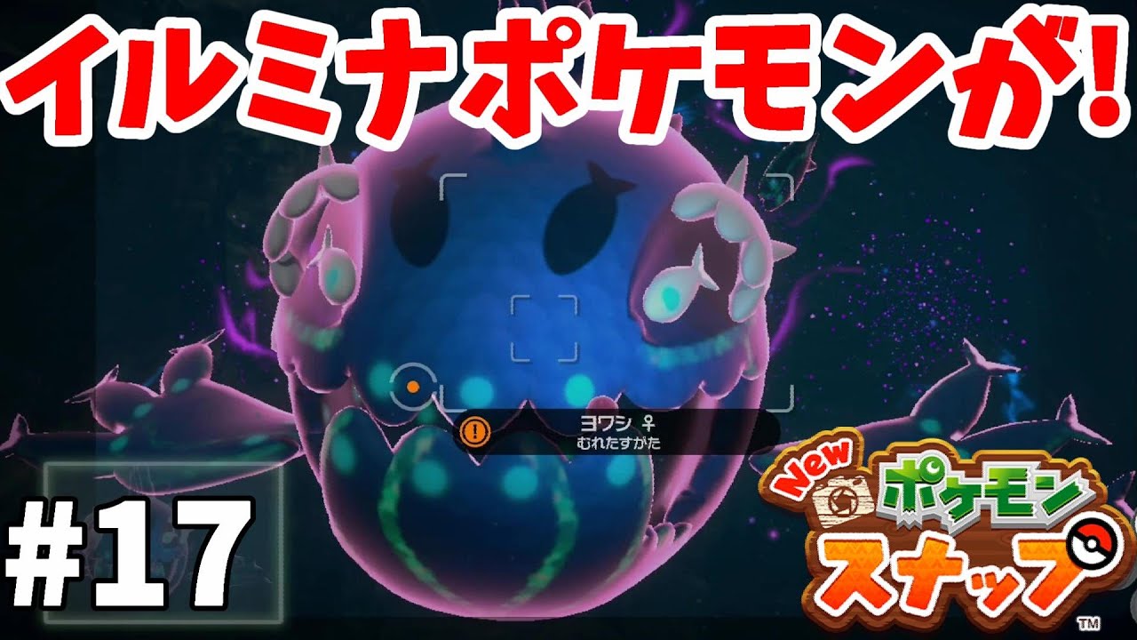 Newポケモンスナップ 3匹目のイルミナポケモンはヌシポケモン 17 Youtube