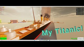 Obby Creator | My Titanic Build WIP
