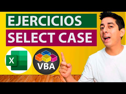 Curso de VBA Macros Excel: Ejercicios con la instrucción SELECT CASE