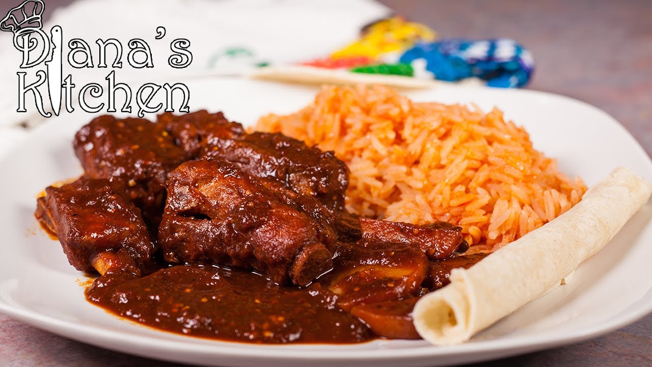 Carne de cerdo en chile pasilla