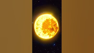 Golden Burning Star In Deep Outer Space In Action  #spaceart  #spaceexploration