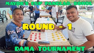 JAMES CLIFFORD VS POLICARPO - MAYOR'S CUP DAMA TOURNAMENT ROUND 1 : PANGLAO, BOHOL
