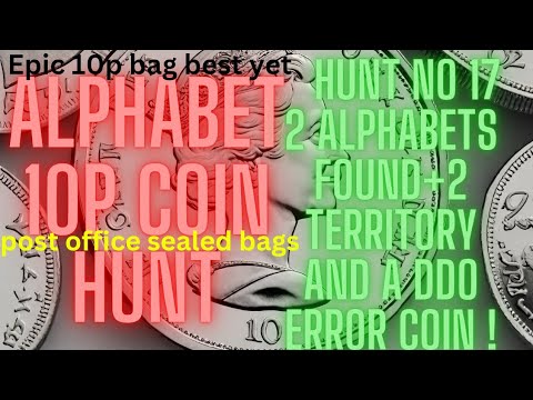 ALPHABET 10P COIN HUNT EP 17 2X RARE ALPHABET 10PS FOUND + 2X TERRITORY ...