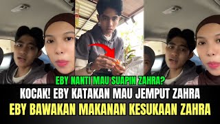 KOCAK! Eby Katakan Mau Jemput Zahra, Eby Bawakan Makanan Kesukaan Zahra!