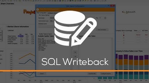 SQL Writeback extension for TIBCO Spotfire® Analyst (formerly Professional) - User Guide