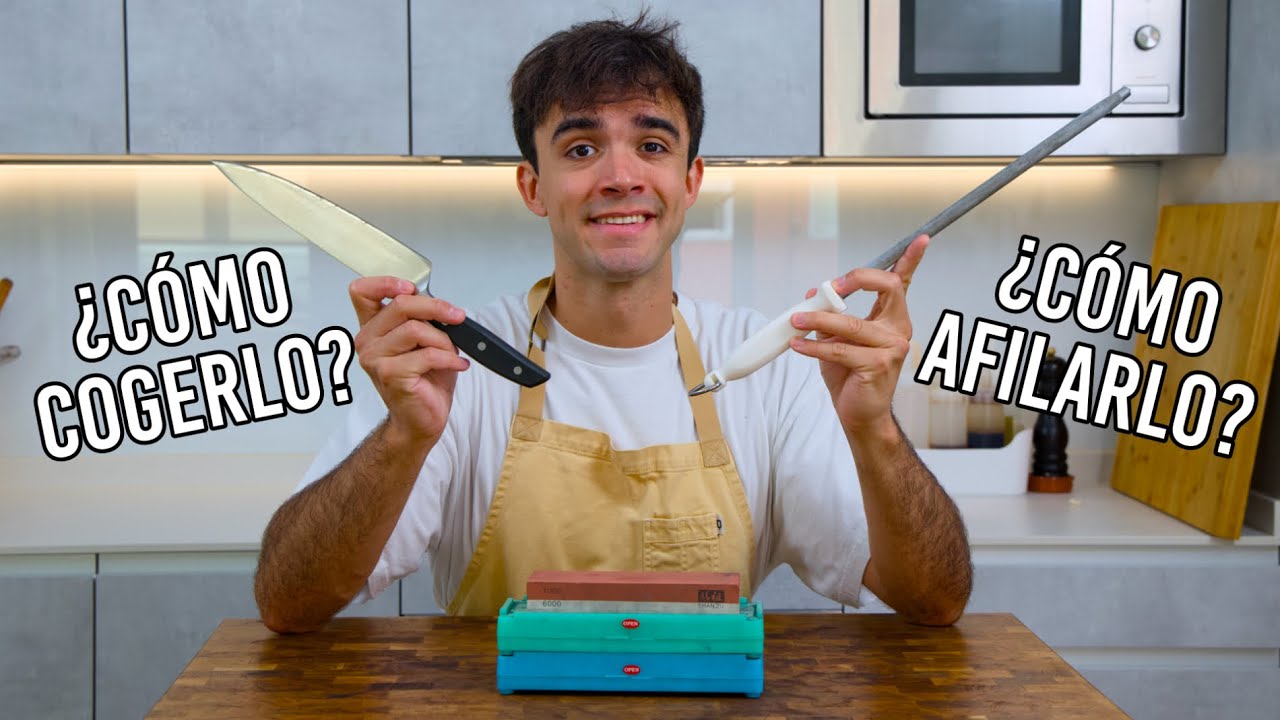 Cómo usar un cuchillo y afilarlo (bien)