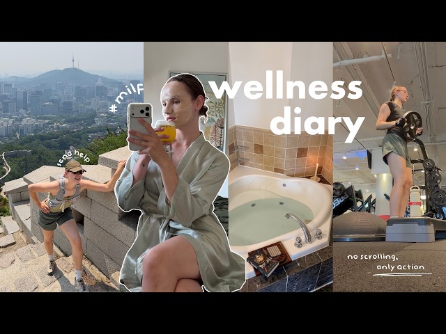 health vlog 💪🏻fitness, hiking in Seoul, what I eat & creating wellness habits (to become a milf lol)
