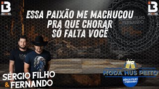 SERGIO FILHO E FERNANDO Essa Paixao me Machucou Pra Que Chorar So Falta Voce DVD