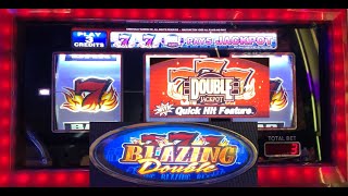 CLASSIC OLD SCHOOL CASINO SLOTS: NEW DOUBLE BLAZING 777 + DOUBLE JACKPOT 777 QUICK HITS SLOT PLAY! screenshot 5