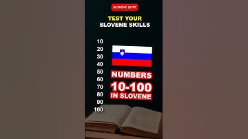 Learn Slovene: Numbers 10-100 | Quiz