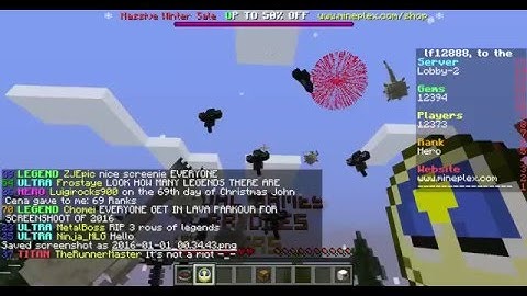 Mineplex New Year War! (Lobby-2)