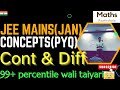 #1 -Continuity and Diffentiability- PYQ CONCEPTS#jeemains #revision #tricks #trending #short #math