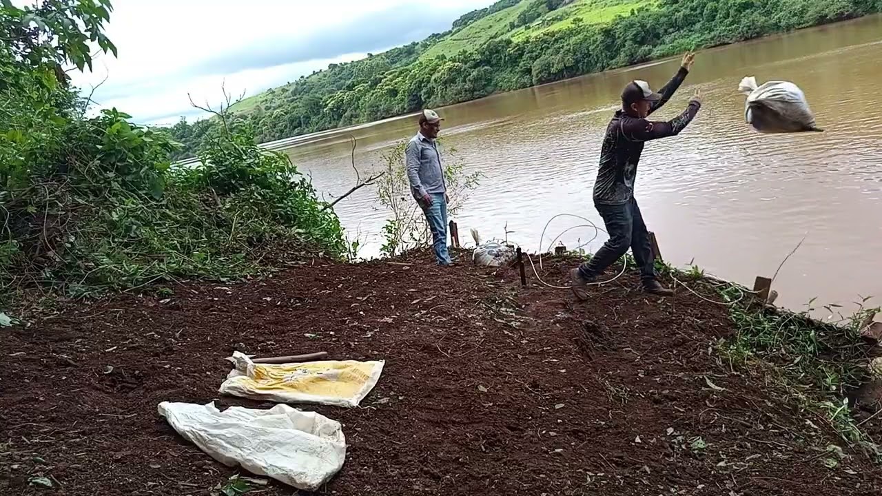 Piracema acabando fomos arrumar a ceva  e jogar trato 