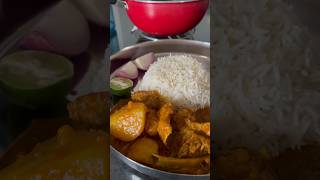 Aaj banaya Authentic Bengali Style Chicken Curry with Aloo shorts youtubeshorts