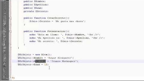 PHP Tutorial #7   Programación Orientada a Objetos POO, Parte 2 Instanciando la clase Español
