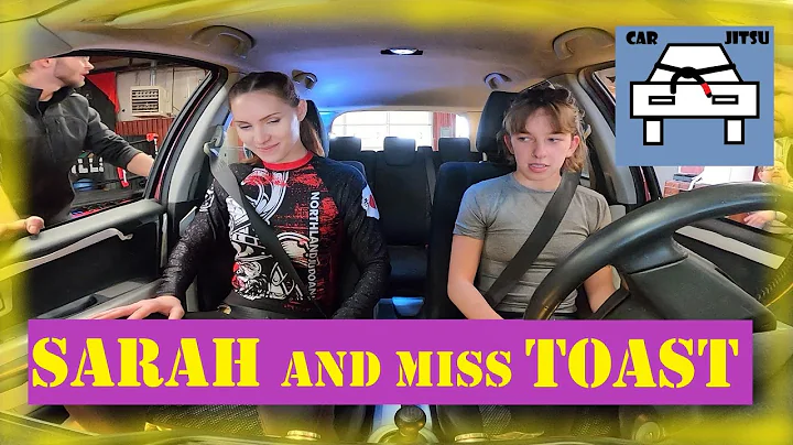 Car Jitsu III: Sarah and Miss Toast (white belts)