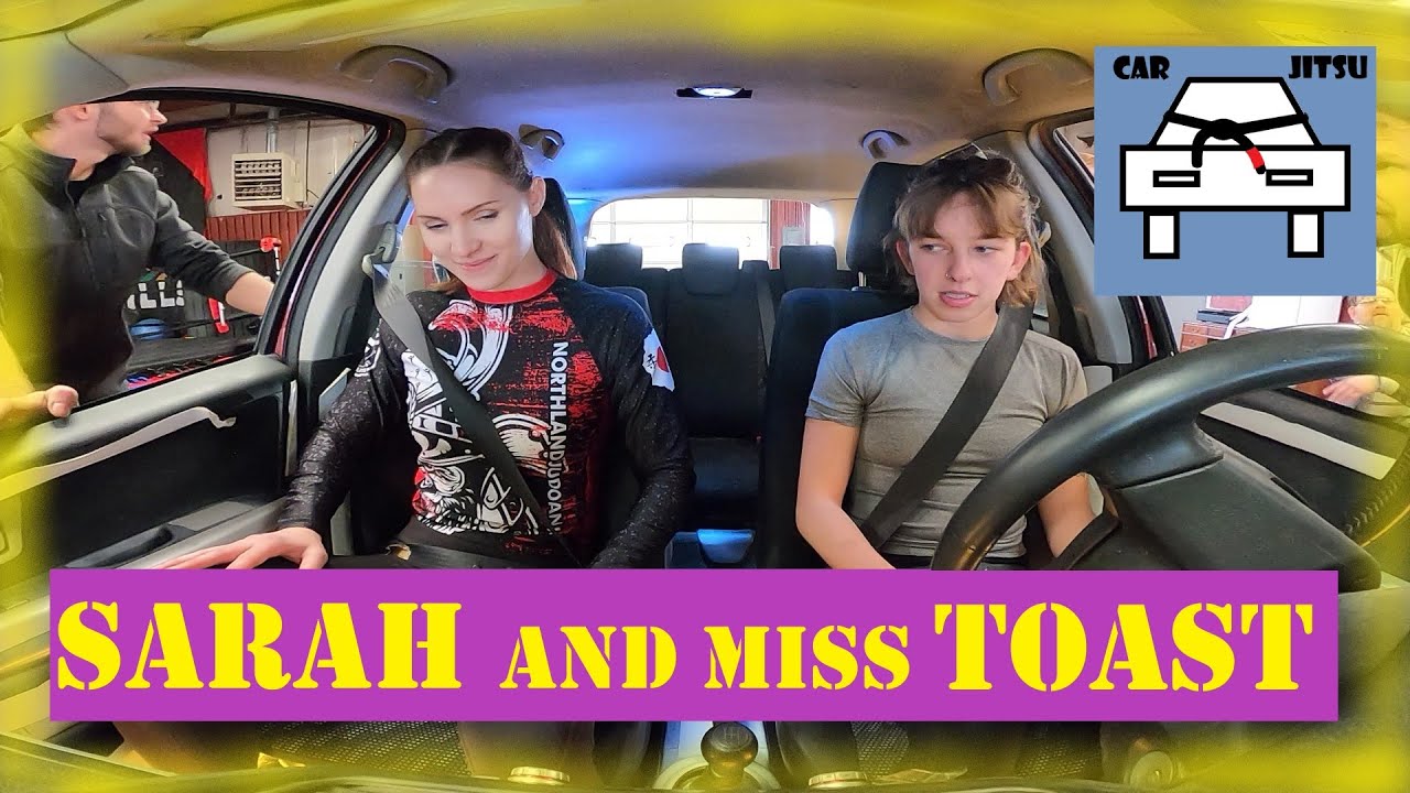 Car Jitsu III Sarah and Miss Toast (white belts) YouTube