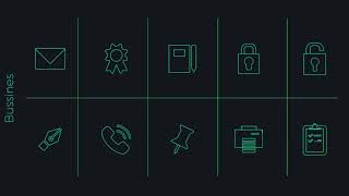 Modern Animated Icons Library | After Effects template