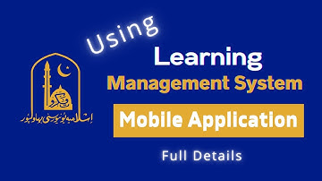 Using IUB Learning Management System  On Mobile Application