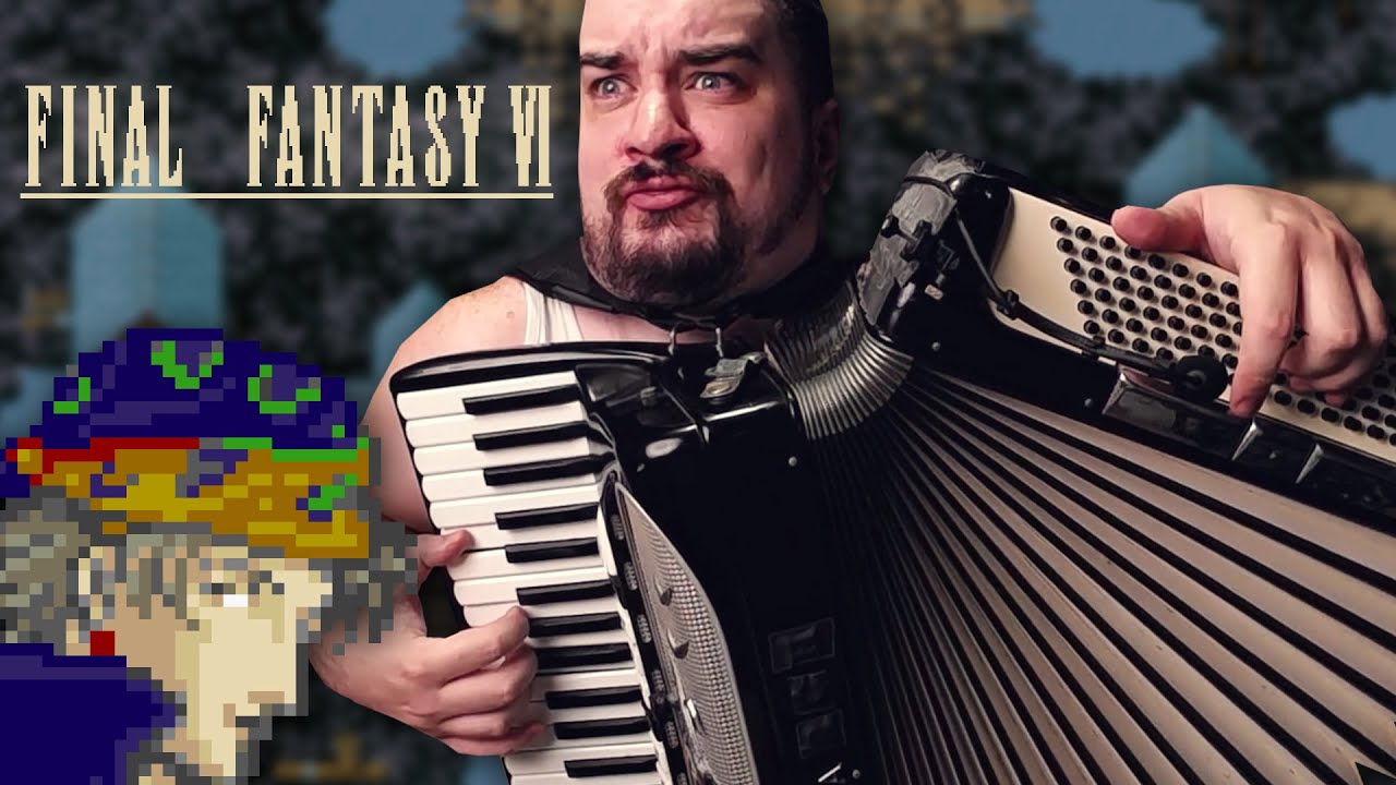 Final Fantasy VI accordion cover - Locke