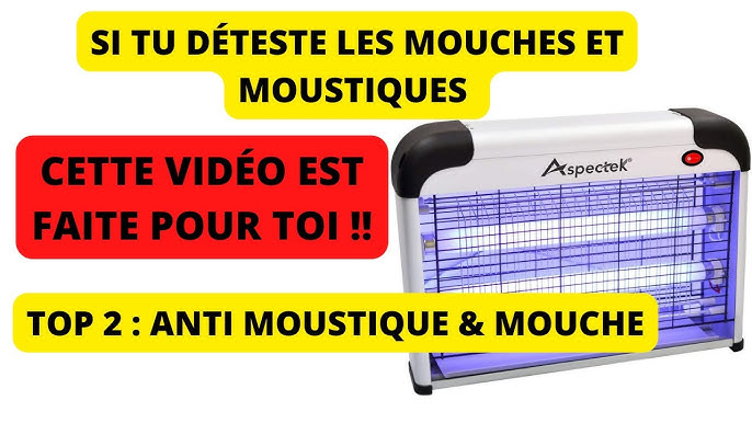 ASPECTEK Lampe UV Anti Insectes Volants intérieur. Tue-Mouche