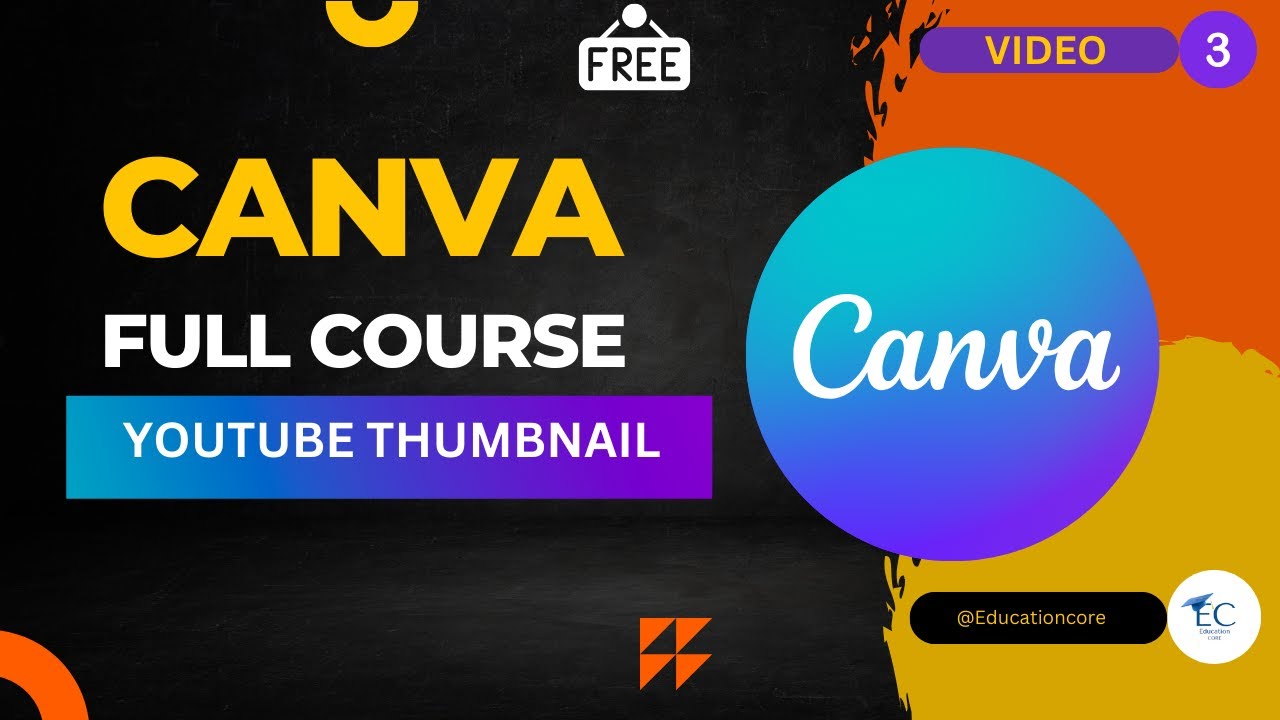 How To create A Youtube Thumbnail In Canva | Canva Tutorial - YouTube