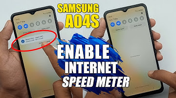 How To Enable Net Speed Meter - Samsung Galaxy A04s