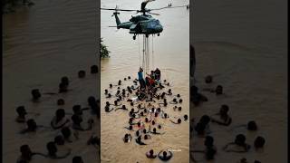 “Helicopter Saves Dozens From Flood 😳🚁”#Shorts #viralshorts