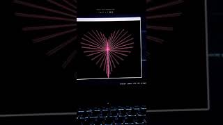 heart with python #shorts #foryou #quotes #coding #python