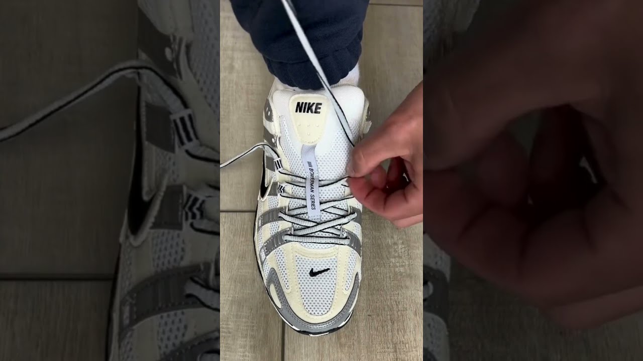 How To Lace Nike P 6000 For A Clean No Tie Look Shoelaces Nikeshoes Shoelacetying Lacing