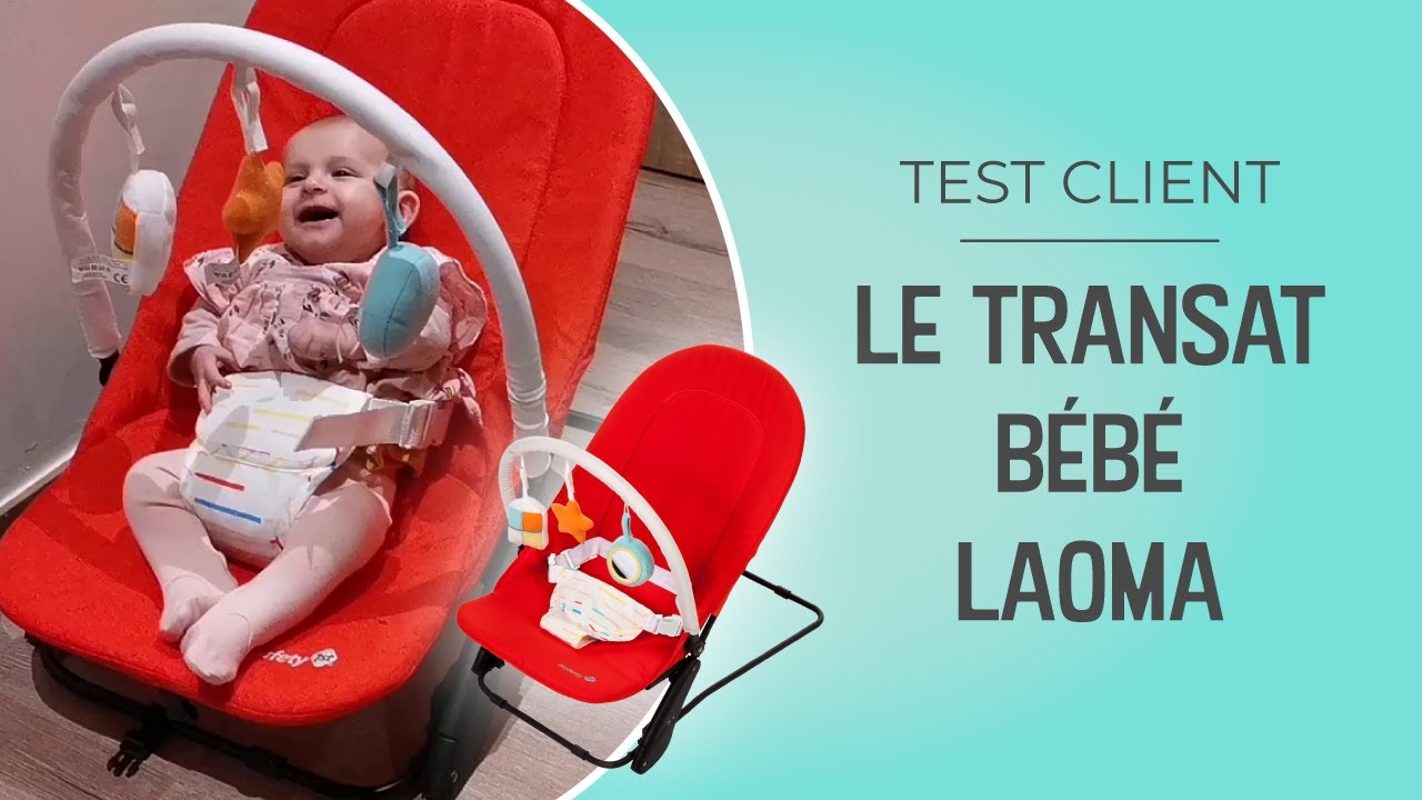Le Transat Rouge Laoma Red Lines Safety 1st Berceau Magique Youtube