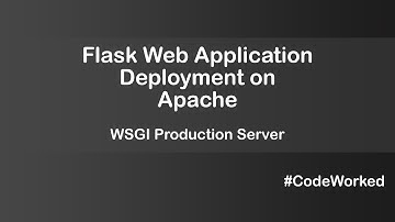 Create And Deploy Flask Web Application on Apache / Production #flask #pythonflask #webserver