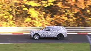 2019 Rolls-Royce Cullinan Screeching Tires On Nurburgring