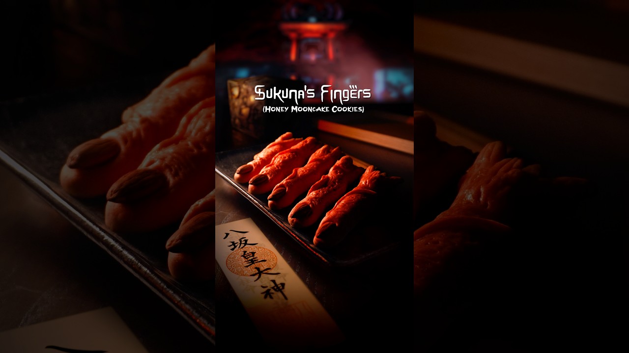 Sukuna’s Finger Cookies from #jujutsukaisen #anime #food #edit