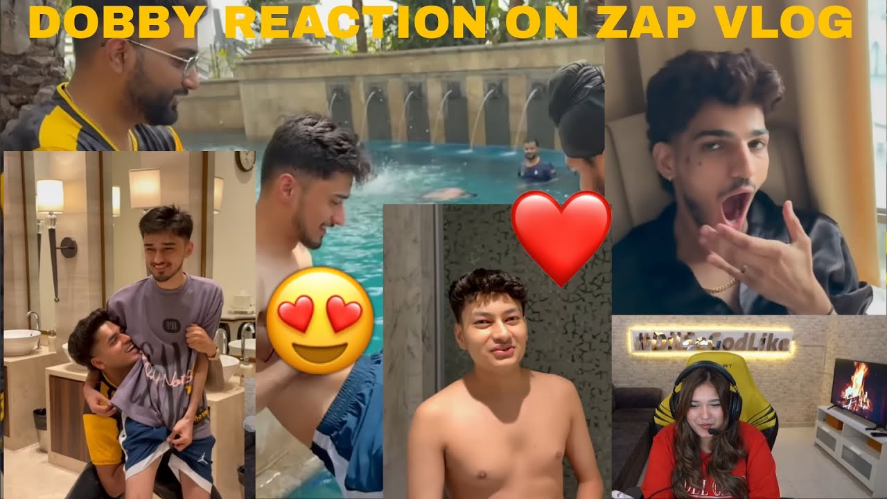 Dobby REACTION on Zap Vlog🔥🤍|JONATHAN AND JRLLY crazy moment 😂