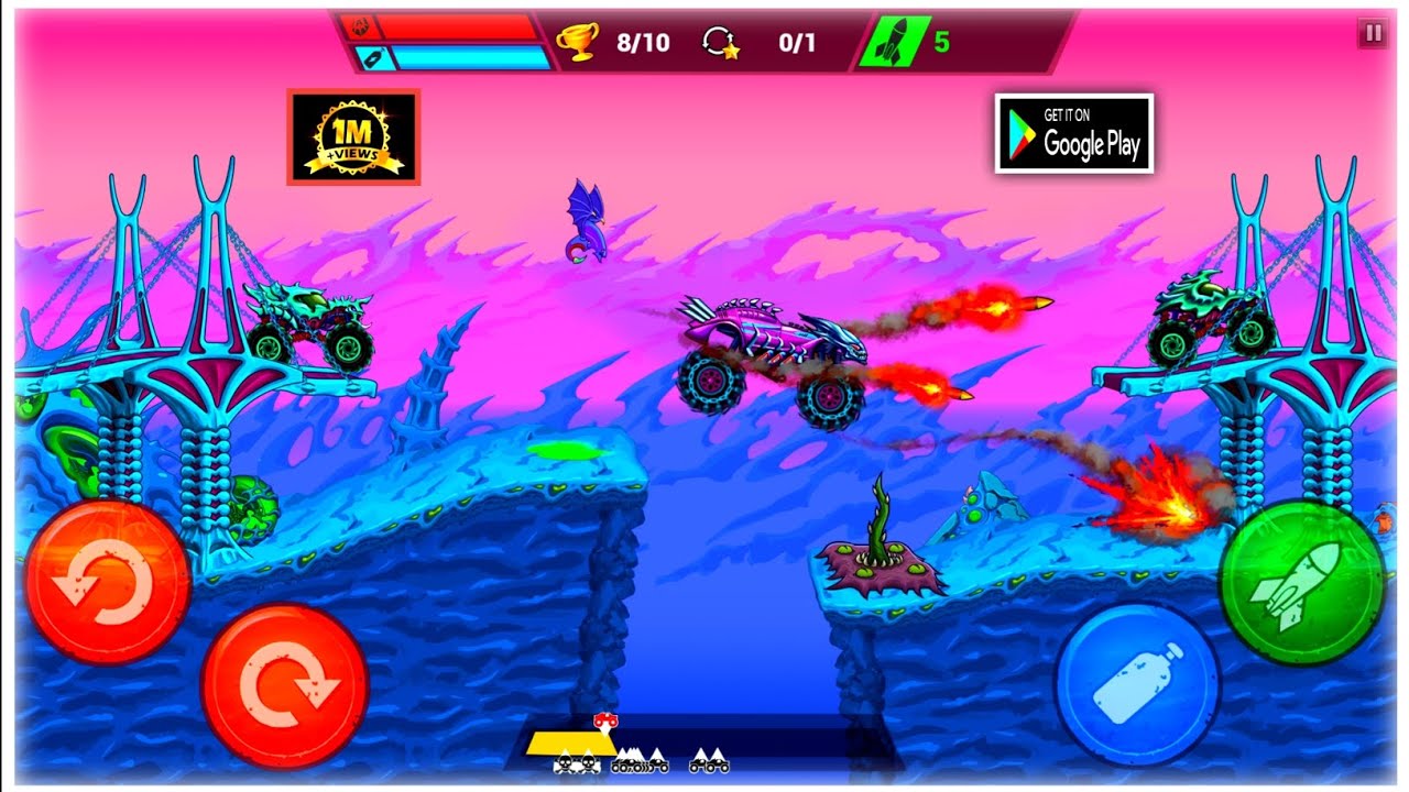 Killed All Boss in One Video || Mad truck challenge LEVEL 2 || Android Gameplay