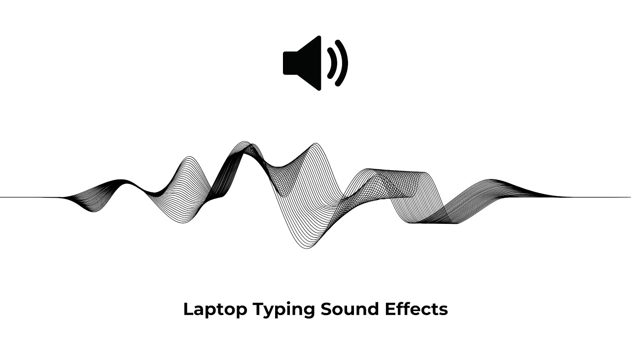 Laptop Typing Sound Effects | High-Quality Keyboard Typing SFX for Editors