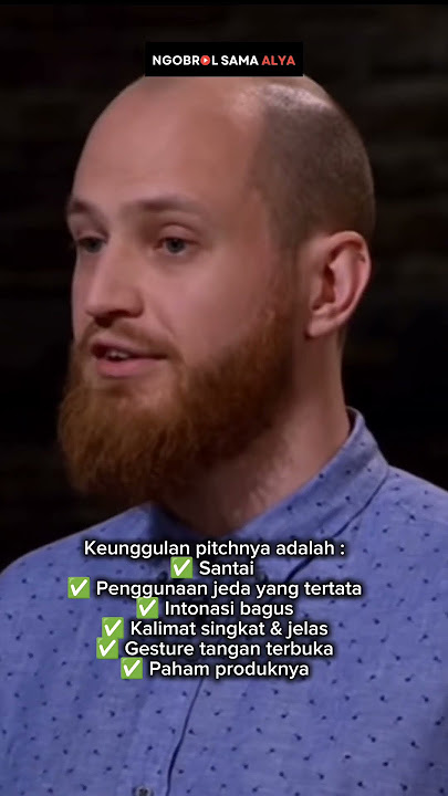 Belajar Presentasi Dari TV Show #publicspeaking #pitching #komunikasi #ngobrolsamaalya