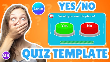 Canva Yes/No Quiz Template & Tutorial