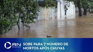 Sobe para sete o número de mortos por causa da chuva em SP