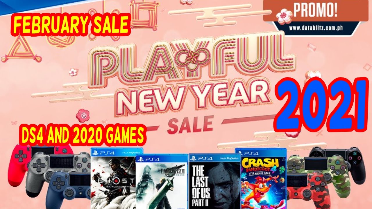 BIG SALE PlayStation Games February 2021 Sony Philippines New Year