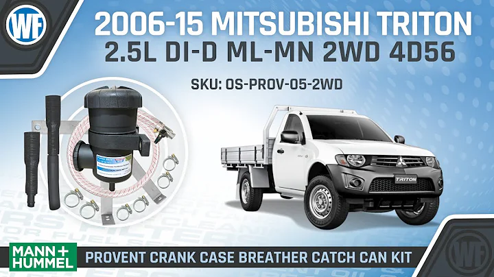 Provent Kit Install Presentation for Mitsubishi Triton ML MN 2.5L DI-D 2WD 4D56 100kW PROV-05-2WD