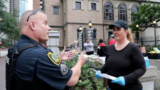 Volunteers feeding the homeless are ticketed by police in Texas